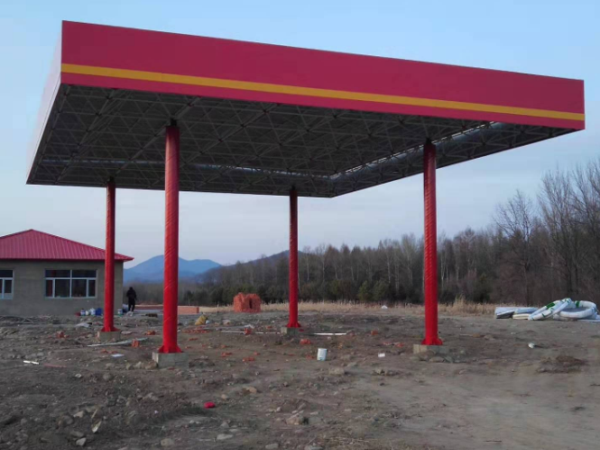 孝感加油站网架