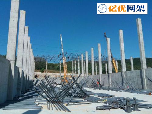 孝感料棚网架设计